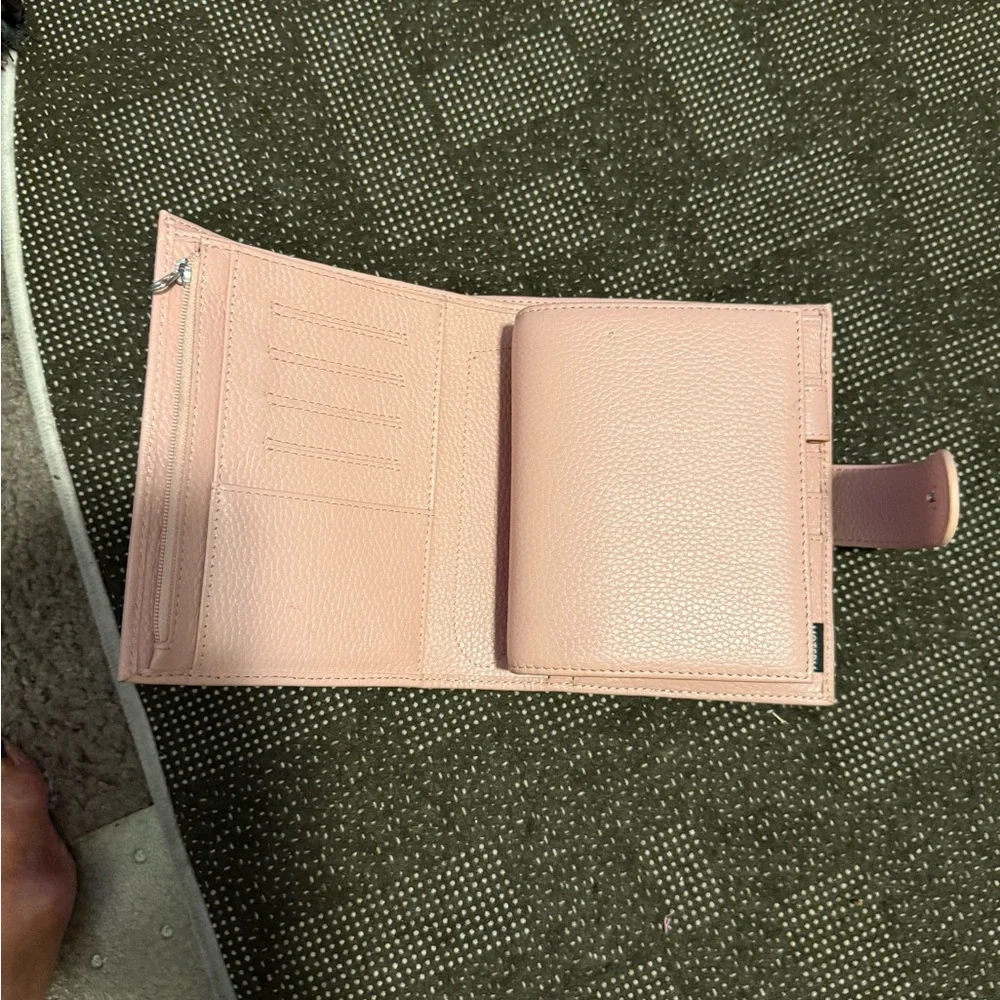 Pink Leather Wallet - Picture 3 of 9